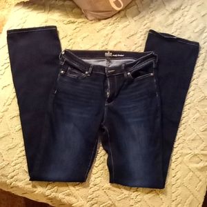 Size 8 Tall Soho New York & Company Curvy BootCut Dark Jeans